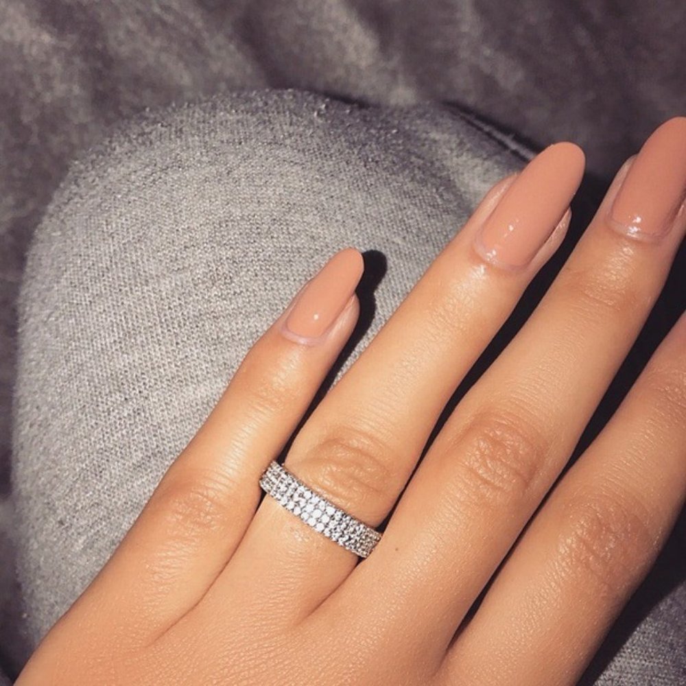 *NEW 925 Silver Diamond Triple Full Eternity Ring - Picture 3 of 7